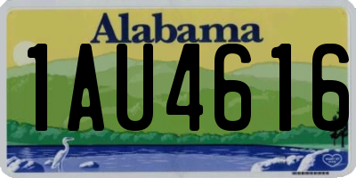 AL license plate 1AU4616