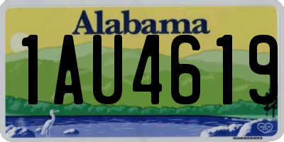 AL license plate 1AU4619