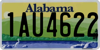 AL license plate 1AU4622