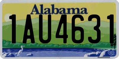 AL license plate 1AU4631
