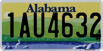 AL license plate 1AU4632