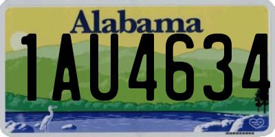 AL license plate 1AU4634