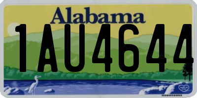 AL license plate 1AU4644