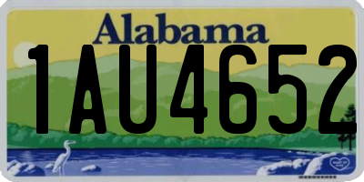 AL license plate 1AU4652