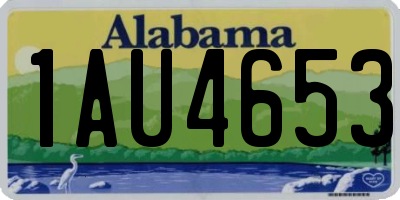 AL license plate 1AU4653