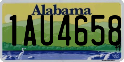 AL license plate 1AU4658