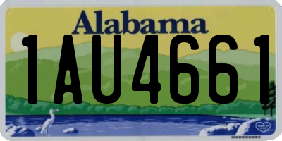AL license plate 1AU4661