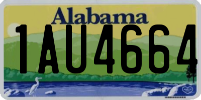 AL license plate 1AU4664