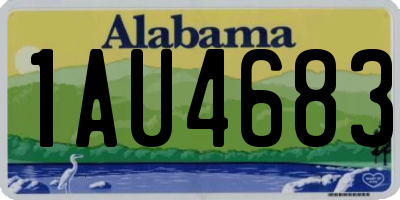 AL license plate 1AU4683