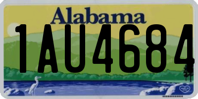 AL license plate 1AU4684