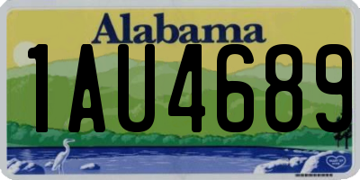AL license plate 1AU4689