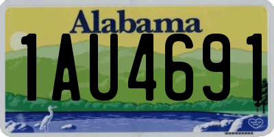 AL license plate 1AU4691