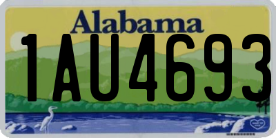 AL license plate 1AU4693
