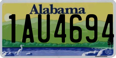 AL license plate 1AU4694