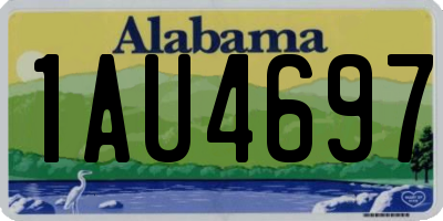 AL license plate 1AU4697