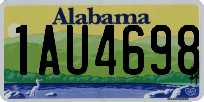 AL license plate 1AU4698