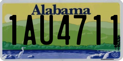 AL license plate 1AU4711