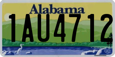 AL license plate 1AU4712