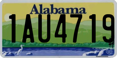 AL license plate 1AU4719