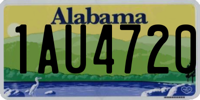 AL license plate 1AU4720