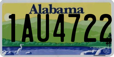 AL license plate 1AU4722