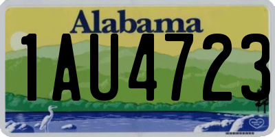 AL license plate 1AU4723