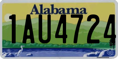 AL license plate 1AU4724