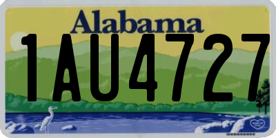 AL license plate 1AU4727