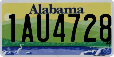 AL license plate 1AU4728
