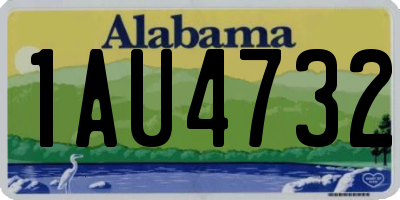 AL license plate 1AU4732
