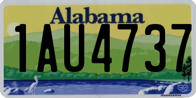 AL license plate 1AU4737