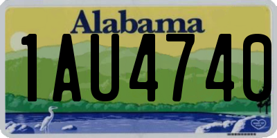 AL license plate 1AU4740