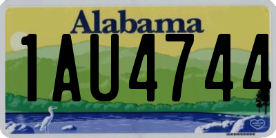 AL license plate 1AU4744