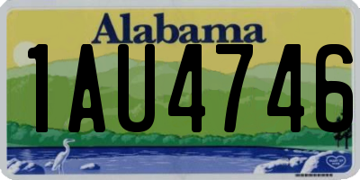 AL license plate 1AU4746