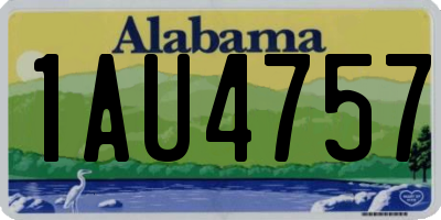 AL license plate 1AU4757