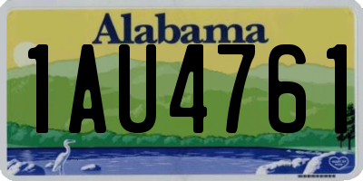 AL license plate 1AU4761