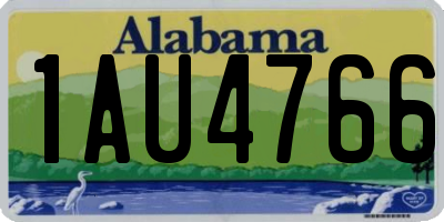AL license plate 1AU4766