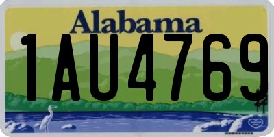 AL license plate 1AU4769