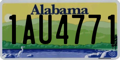 AL license plate 1AU4771