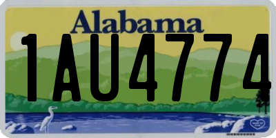 AL license plate 1AU4774
