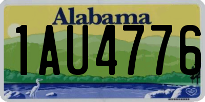 AL license plate 1AU4776