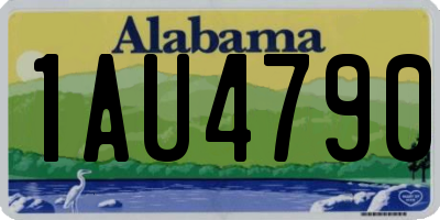 AL license plate 1AU4790