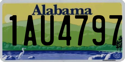 AL license plate 1AU4797