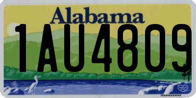 AL license plate 1AU4809