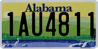 AL license plate 1AU4811