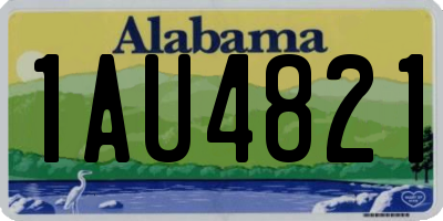 AL license plate 1AU4821