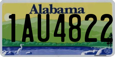AL license plate 1AU4822