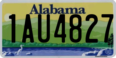 AL license plate 1AU4827