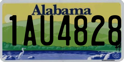 AL license plate 1AU4828
