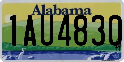 AL license plate 1AU4830